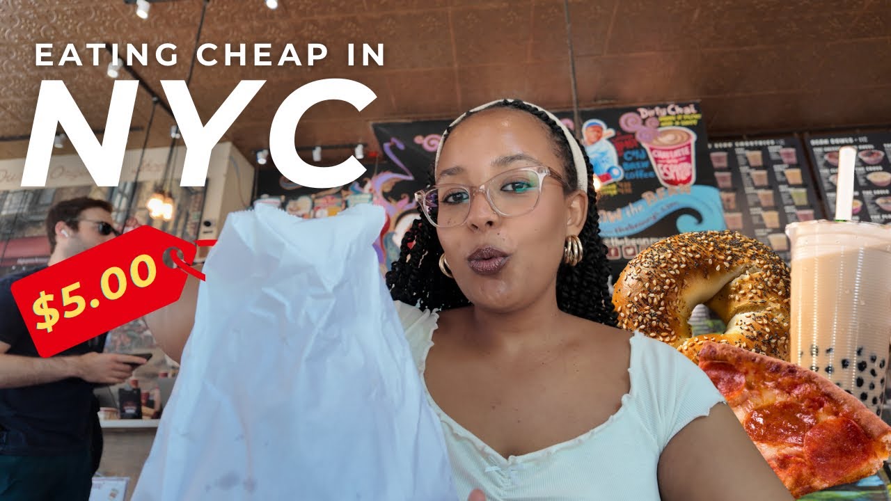 24 Hours Eating Cheap Food in NYC 🗽 🍕🍴