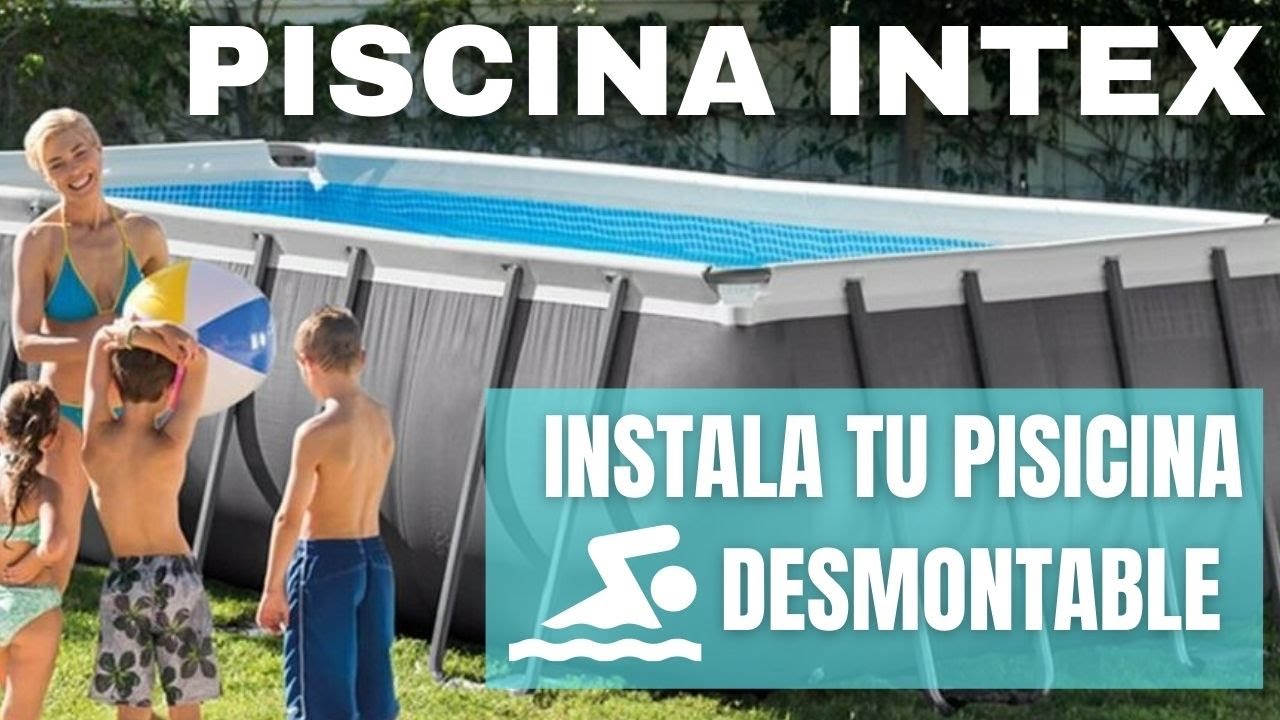 Cómo MONTAR una🏊 PISCINA DESMONTABLE INTEX⛱️. Fácil y Rápido 👌😲 ¡¡TE SORPRENDERÁ!!😲