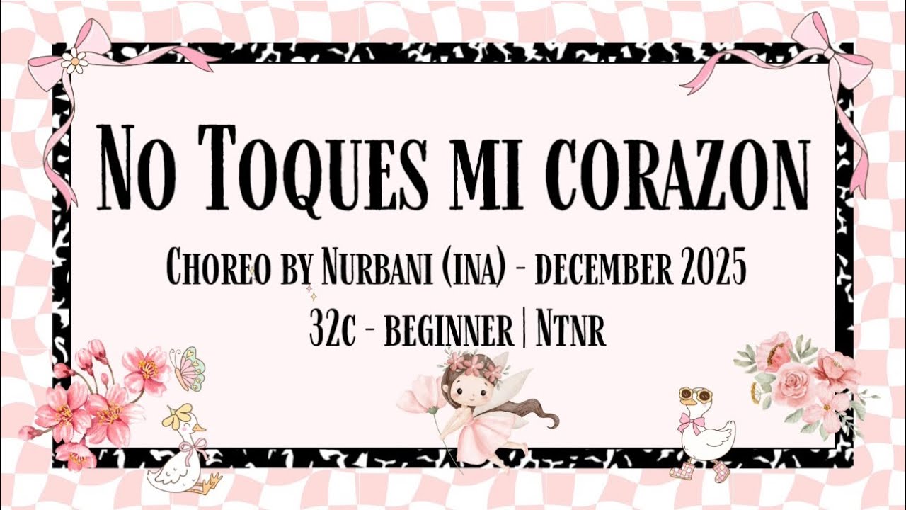 NO TOQUES MI CORAZON | Line Dance | Demo by Line Dance Team Cluster Taman Sari Harapan Indah Bekasi