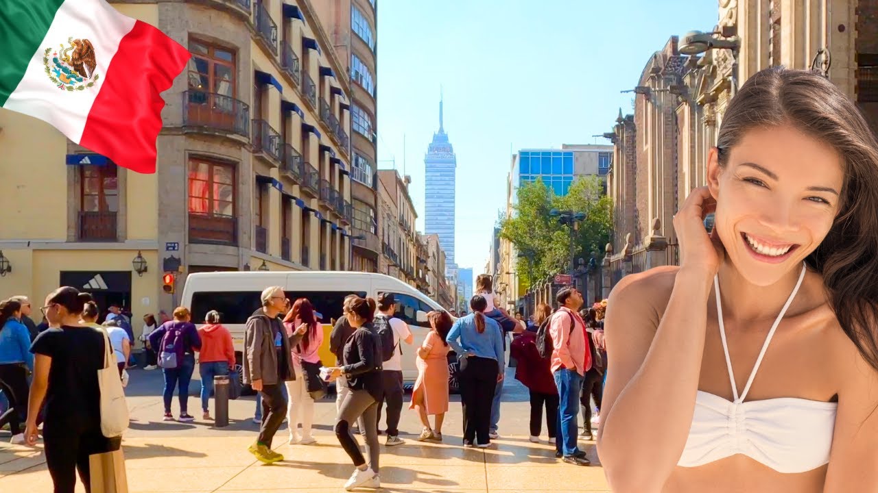 Mexico City Walking Tour December 2024 CDMX 4K Walk Travel Vlog