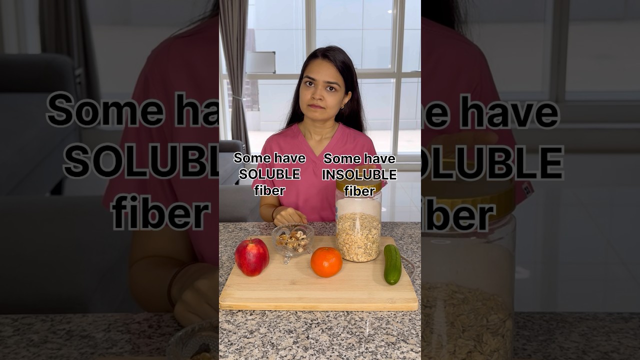 Constipation? Sugar? Ye Fiber khao | Soluble vs insoluble fiber | Dr Dhwani Jain PT