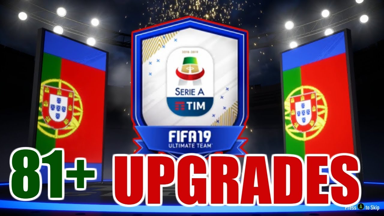 OMG... SERIE A TOTS 81+ UPGRADE PACK OPENING!