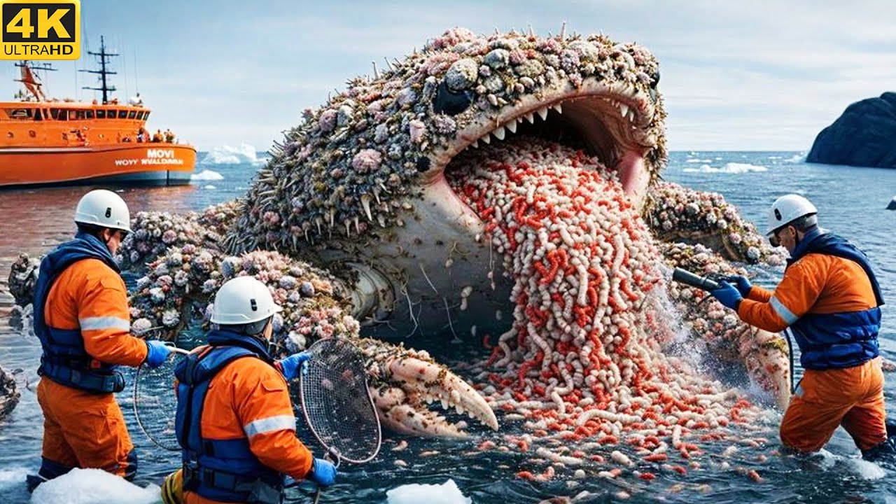 Морские герои спасли гигантского флоридского каменного краба от сильного нашествия морских обитат...