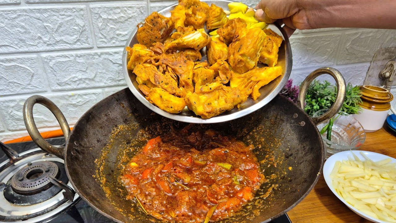 सबसे गजब तरीका कटहल की रेसिपी का एक बार तो बनाना बनता है | Bihari Thali for guests 