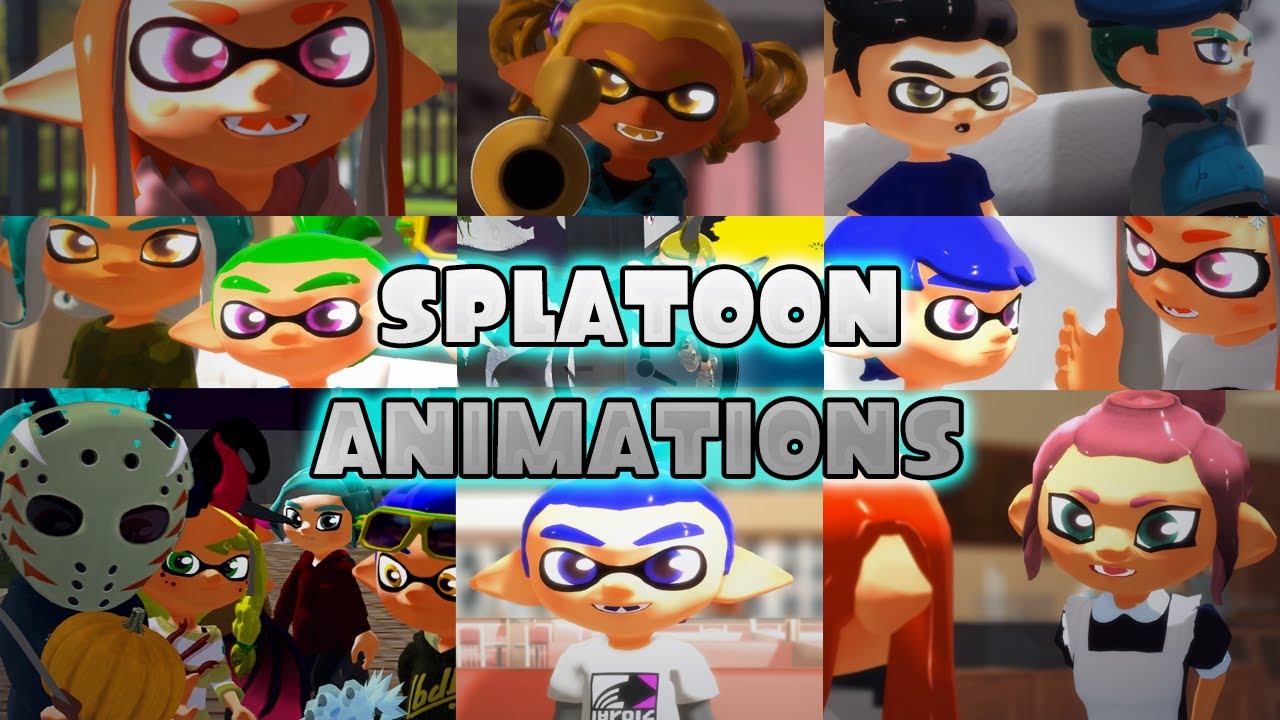 TODAS mis ANIMACIONES en su estilo REAL [Splatoon 3D] | GIAN