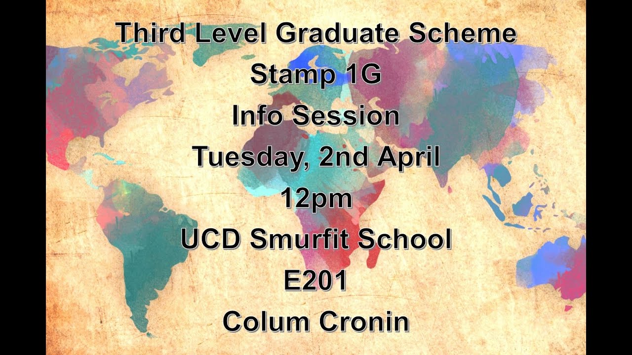 Third Level Graduate Programme - Stamp 1G