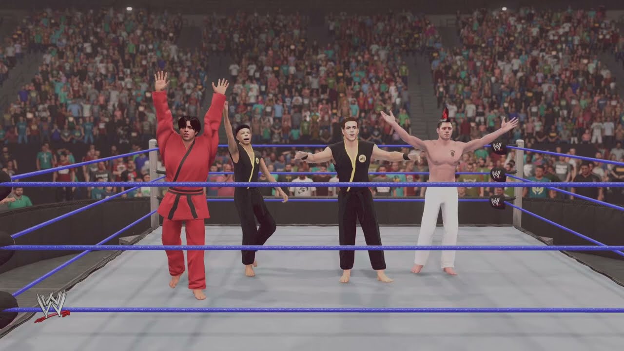 WWE 2K22 8 man tag