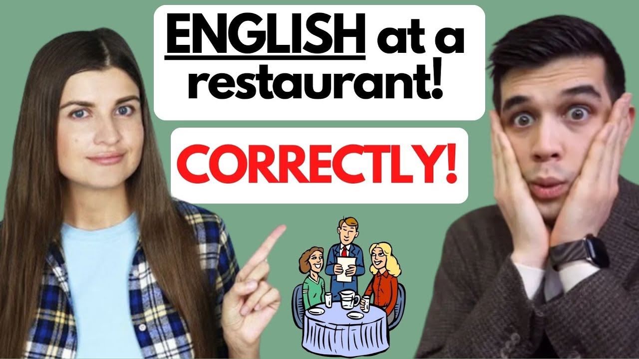 ENGLISH AT THE RESTAURANT /AVOID MISTAKES MADE AT ENGLISH LESSONS WITH KATE AND MADDY AT POC ENGLISH