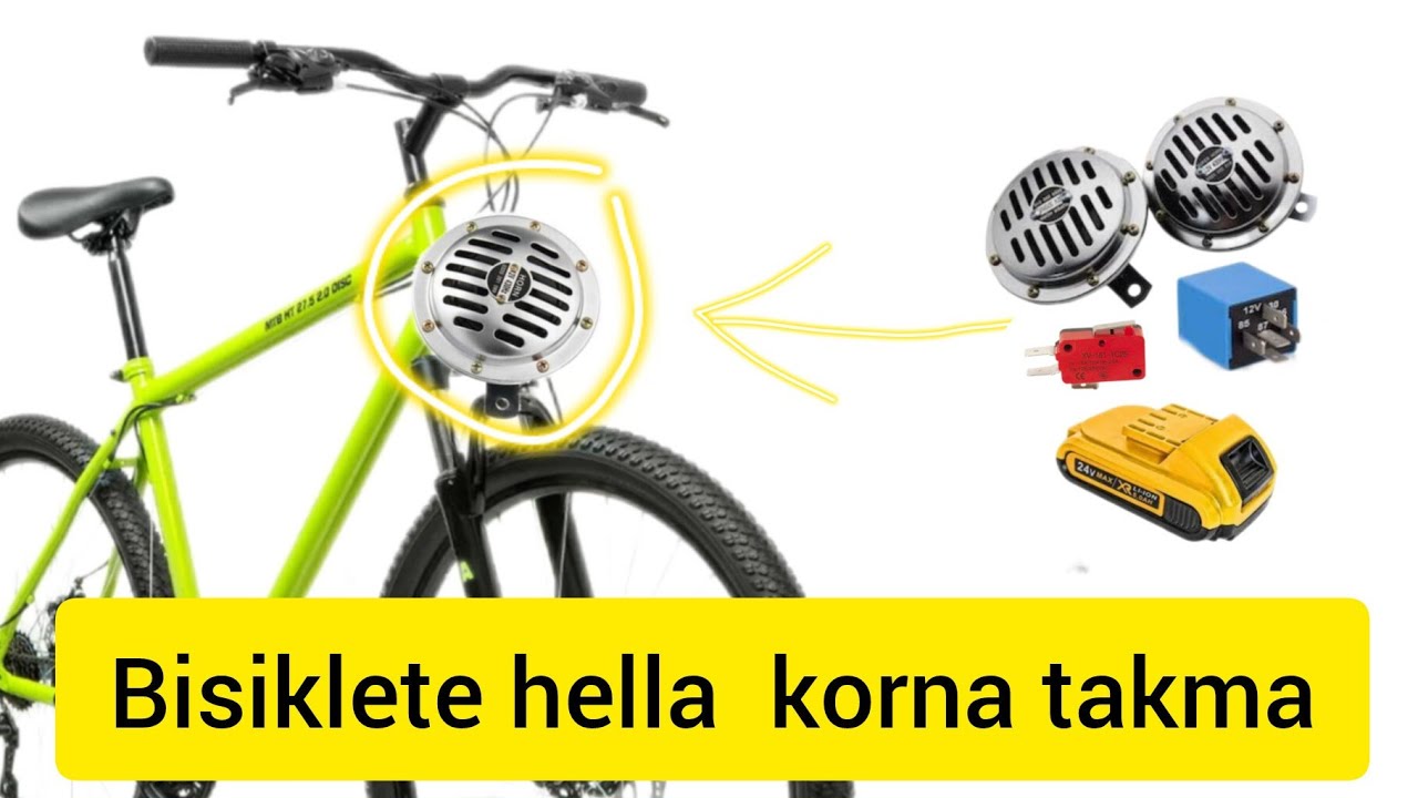 Bisiklete Hella korna takımı 12 volt matkap bataryası