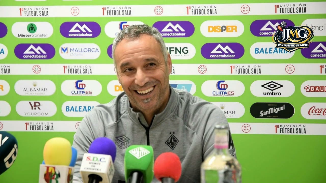 Rueda de prensa de Antonio Vadillo entrenador del Illes Balears Palma Futsal