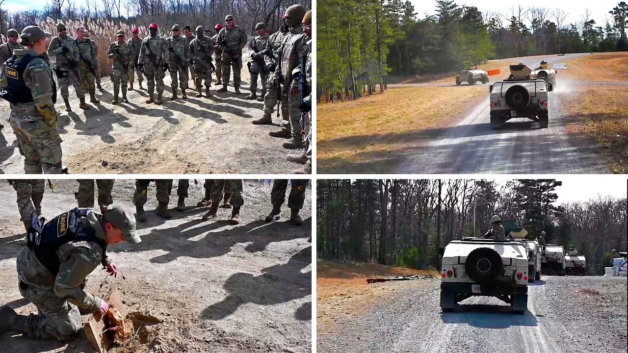 Field Craft Hostile counter improvised explosive device training