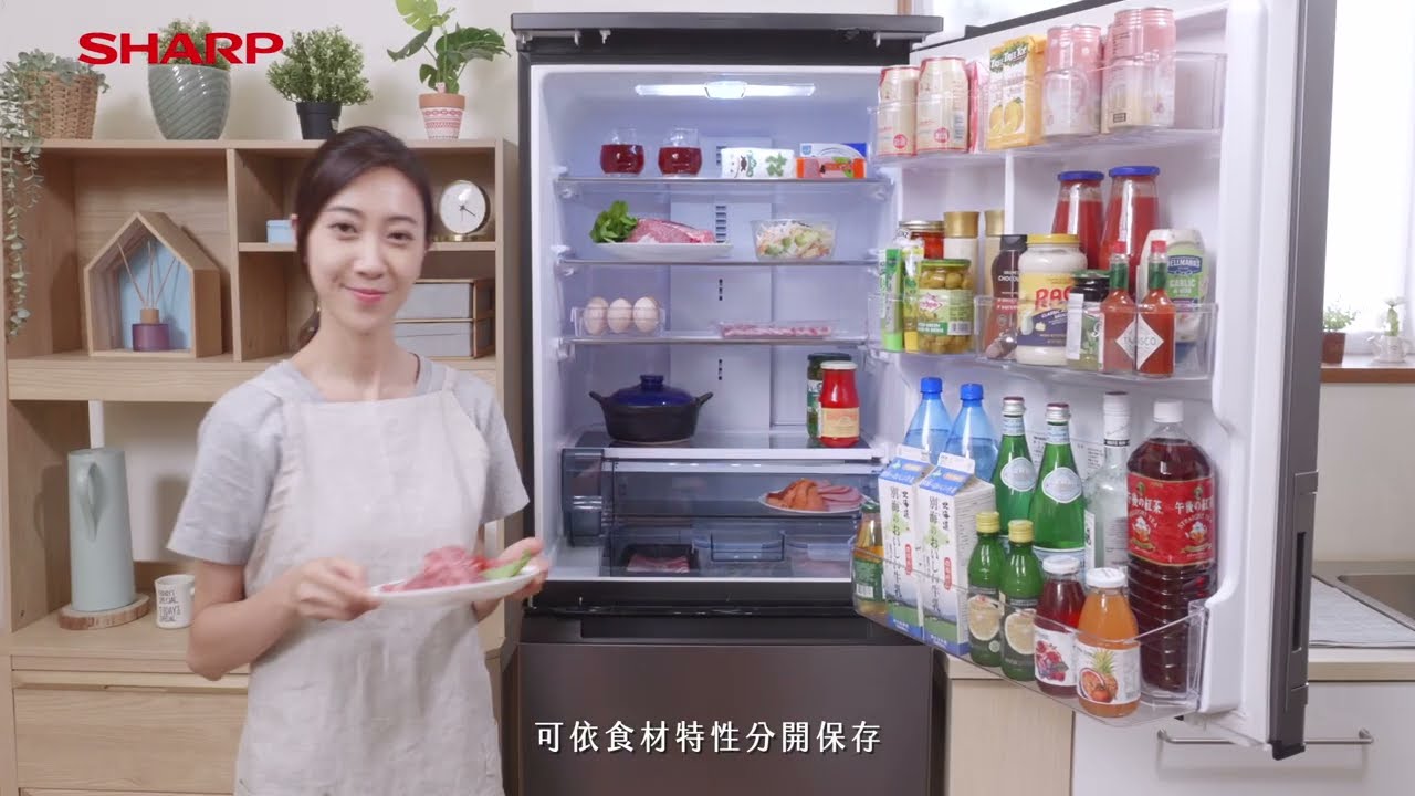 【SHARP】夏普冰箱竟然可以左開右開