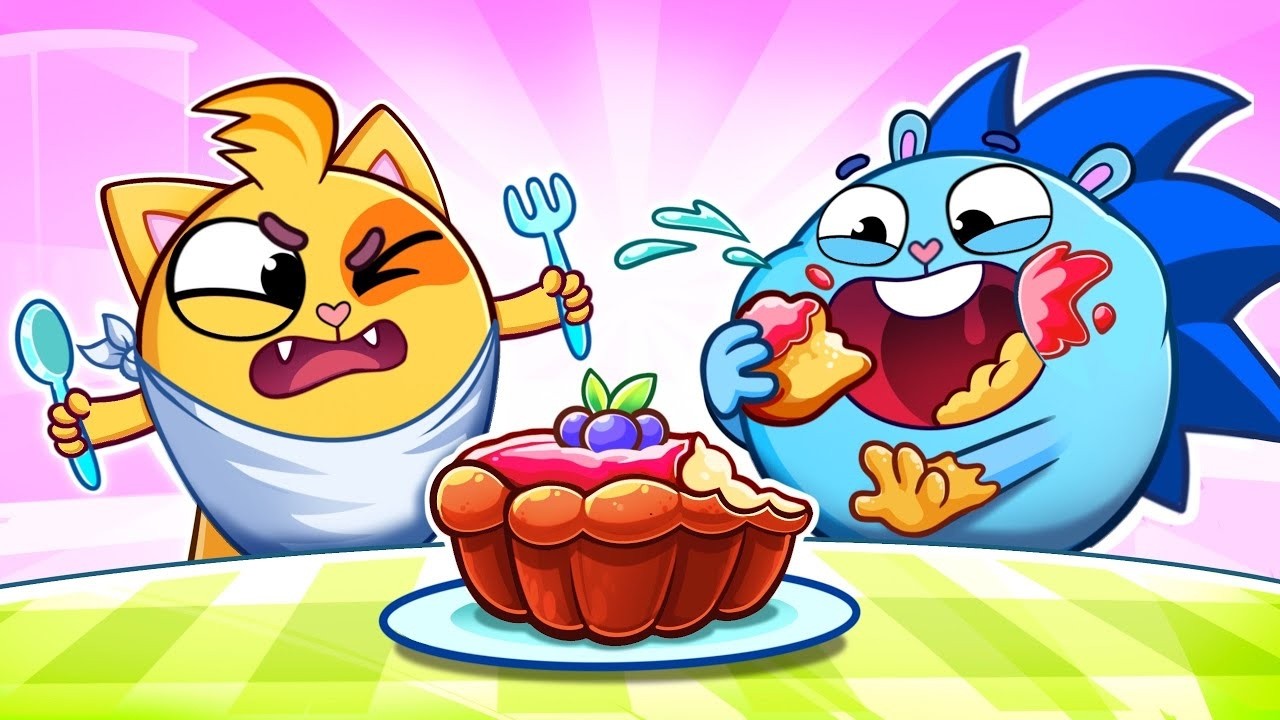 Oh No! My Tummy Hurts! 🥺 Bubbly Tummy Song 🍎 Eat Healthy, Baby! Funny Cartoons for Kids