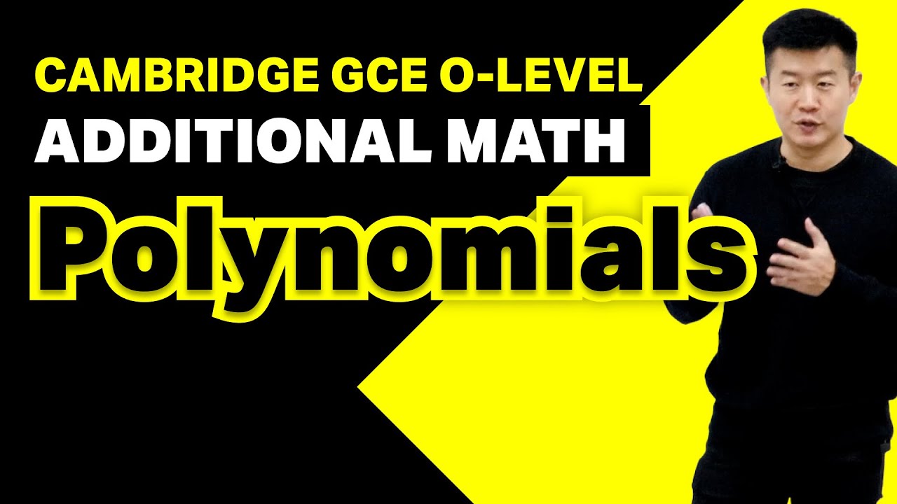 Polynomials, Long Division, Remainder & Factor Theorems | Achevas O-Level Additional Math Tuition