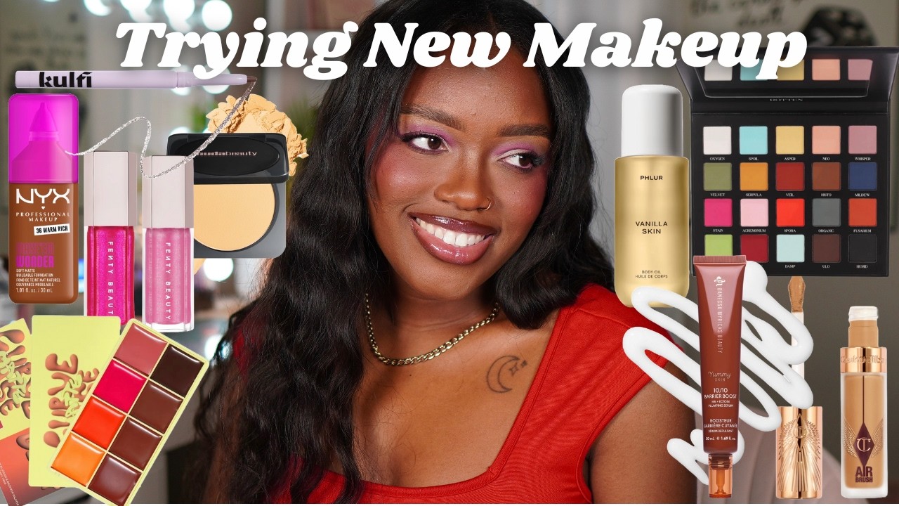 TRYING NEW MAKEUP | Fenty, Danessa Myricks, Nyx, & So Much More!