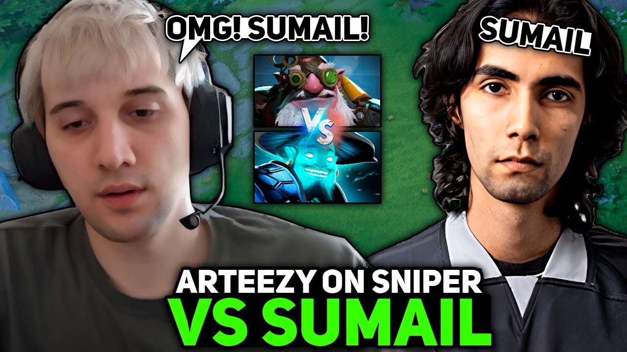 HARD GAME! ARTEEZY on SNIPER vs SUMAIL on STORM SPIRIT!