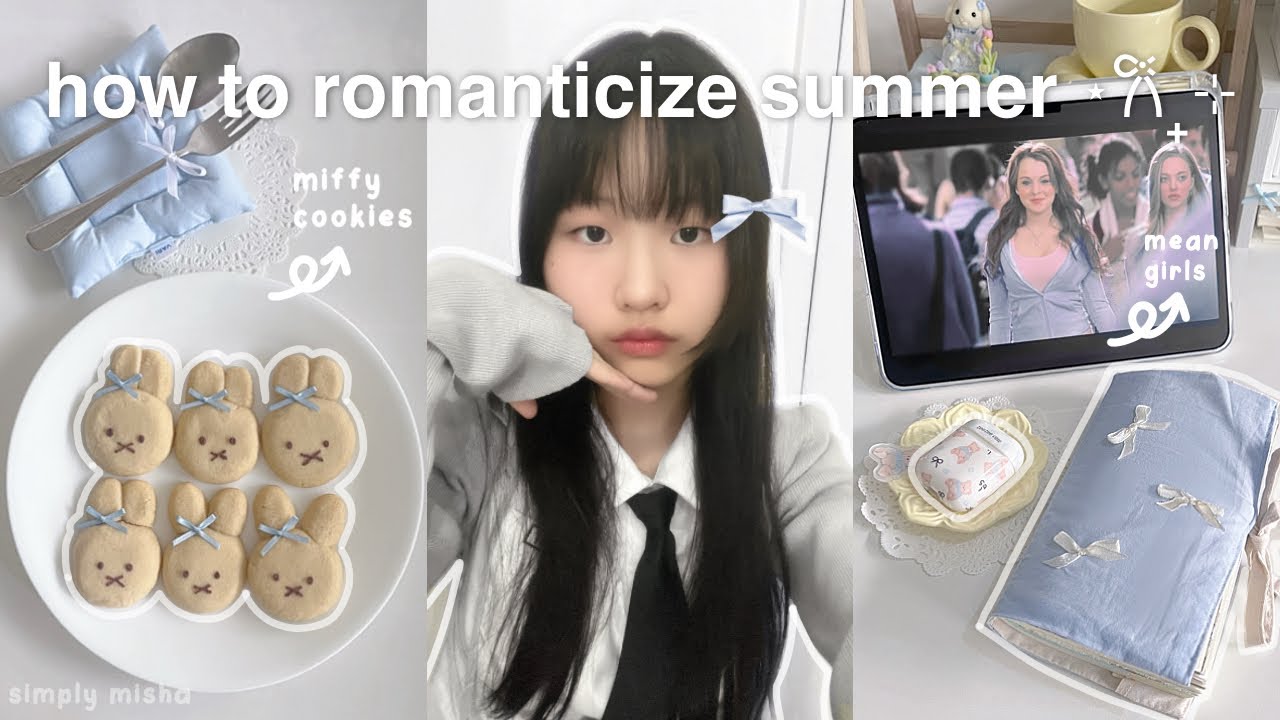 COZY summer days 🥣🐰 : romanticizing summer, waking up at 7am, baking, self care, mean girls