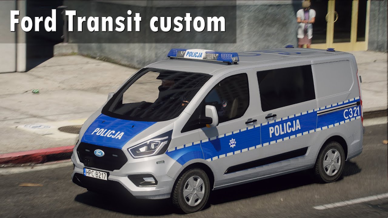 Ford Transit Custom w 3 wersjach - policja, straż miejska