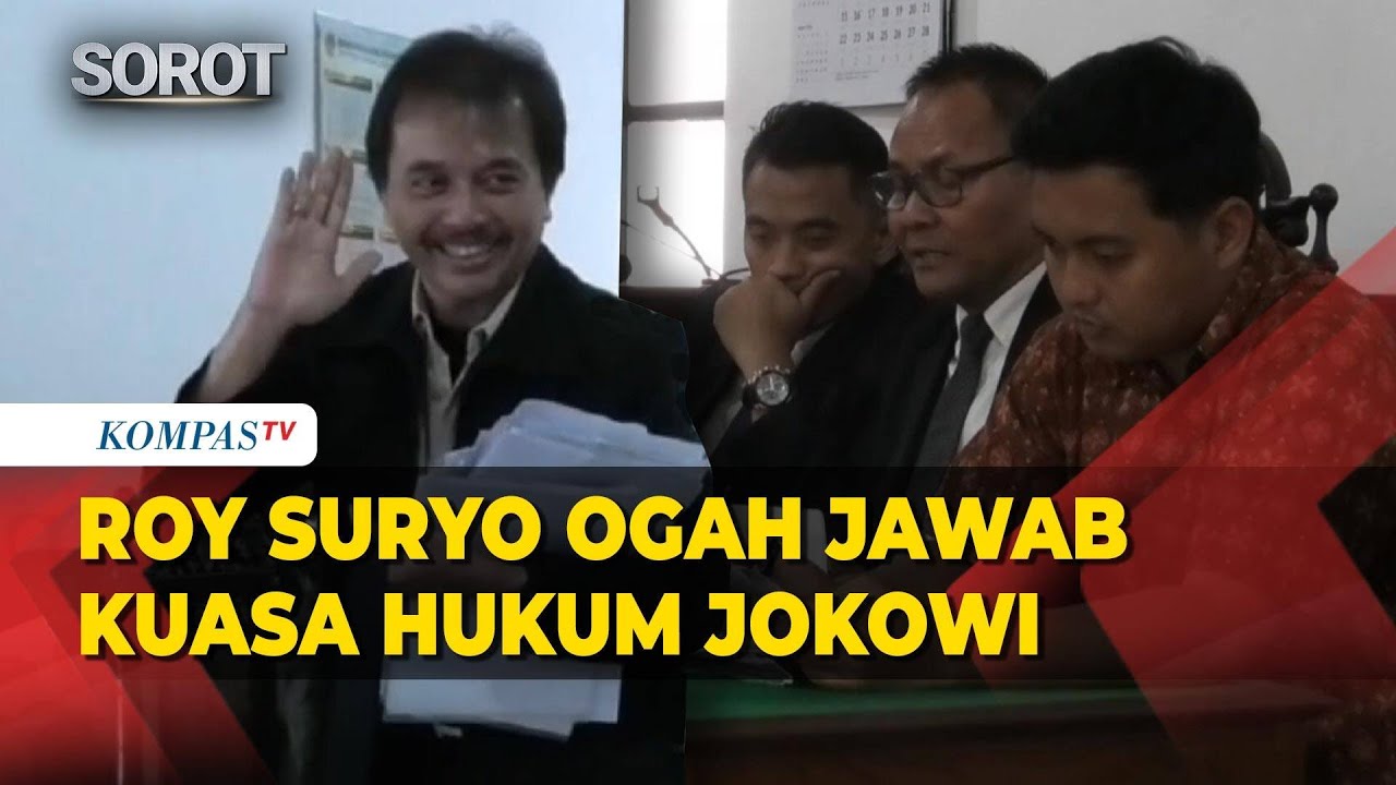 Saat Roy Suryo Ogah Jawab Pertanyaan Kuasa Hukum Jokowi di Sidang Citizen Lawsuit Ijazah di Solo