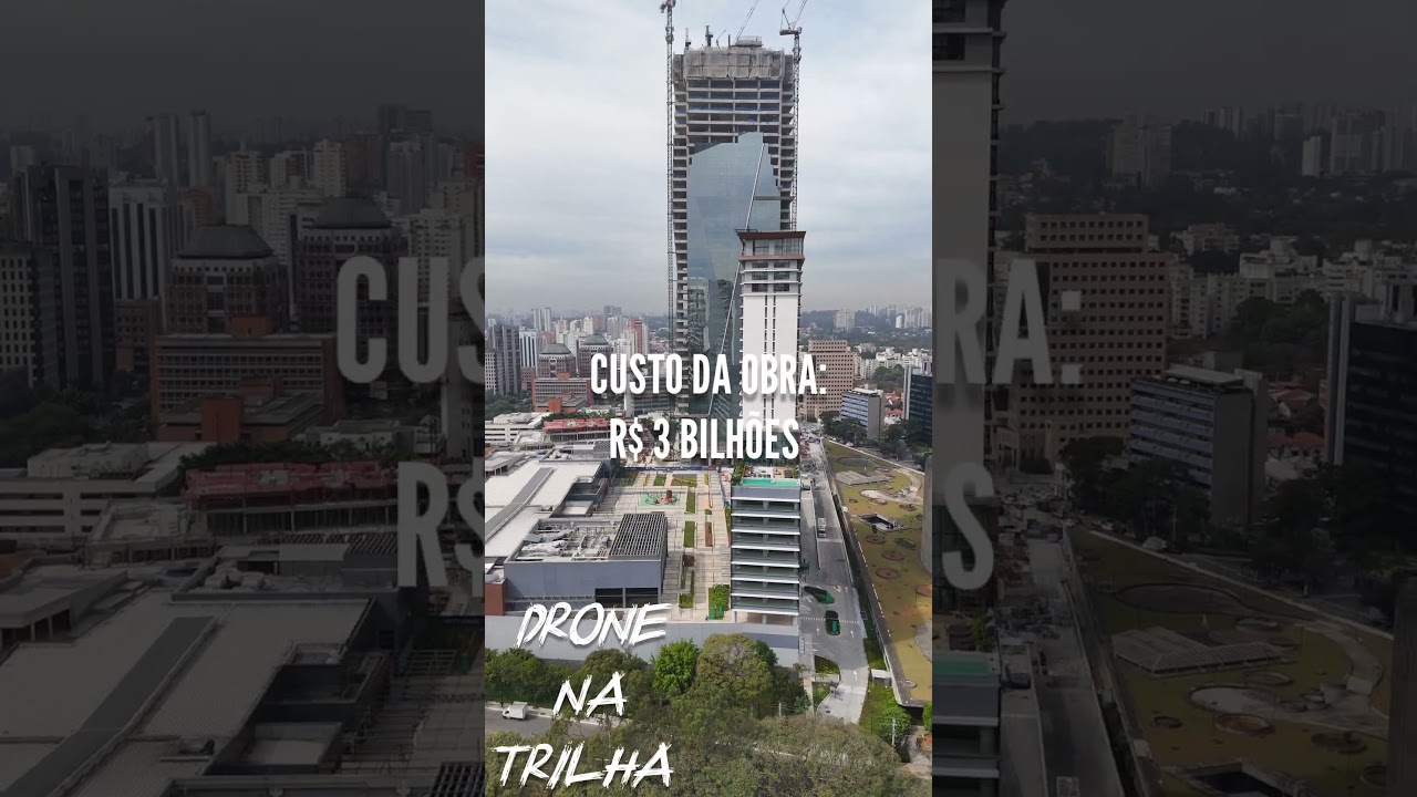 Obras dos gigantes da Marginal Pinheiros: WTorre Carrefour e Torre Utopia - S&atilde;o Paulo