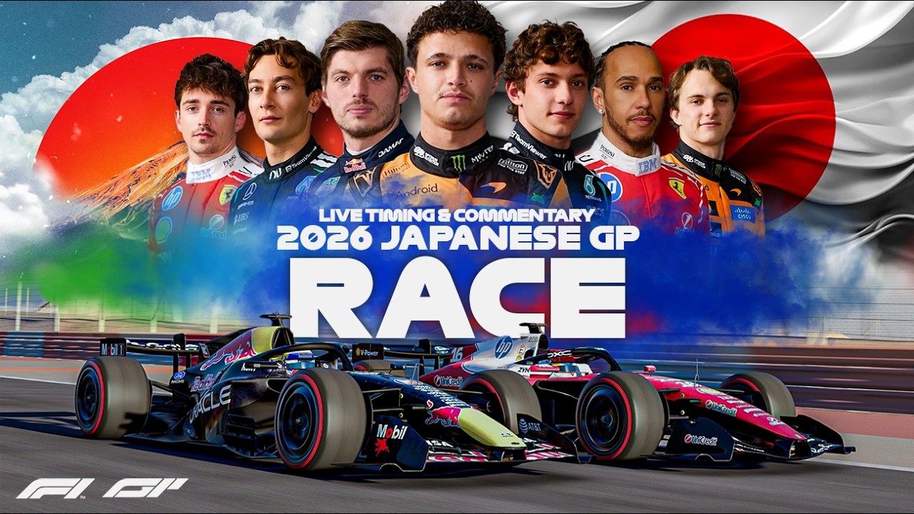 LIVE | F1 - 2026 Japanese GP | Race | Timing & Commentary | Sim Footage