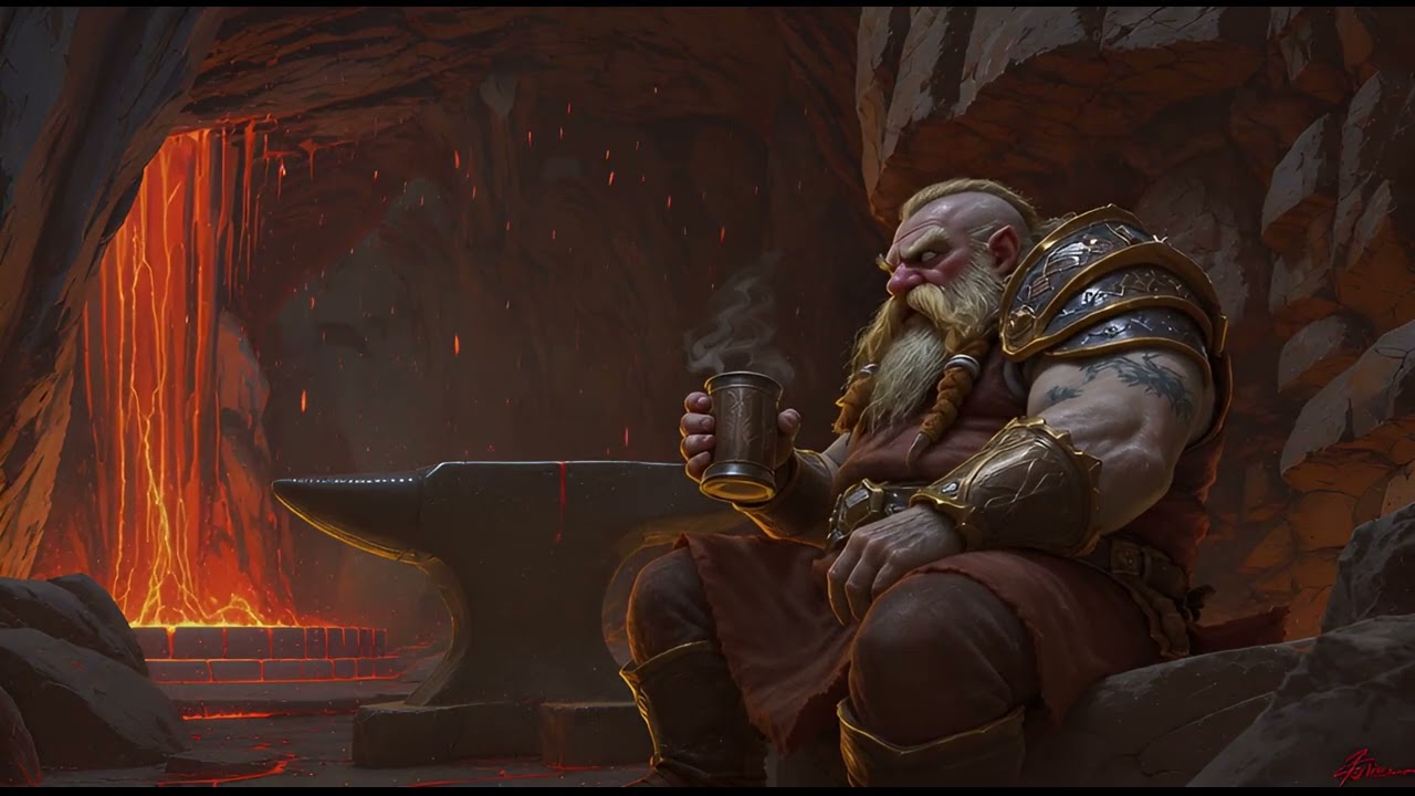 Deep Focus & Relaxing Music - The Lonely Dwarf in the Eternal Forge