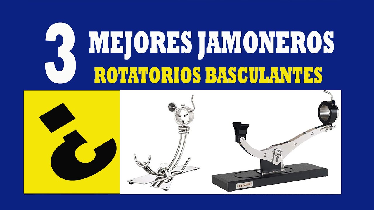 [3#]👉 NO COMPRES UN AFINOX sin ver estos JAMONEROS GIRATORIOS BASCULANTES PROFESIONALES