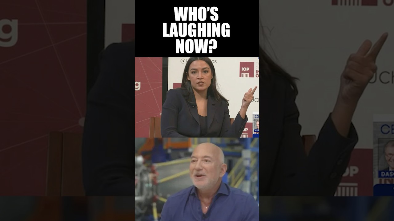 AOC унижена: Джефф Безос спокойно излагает простые факты