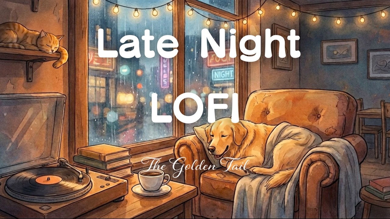Late Night Lofi | 30min BGM for Study, Work & Relax | The Golden Tail #008