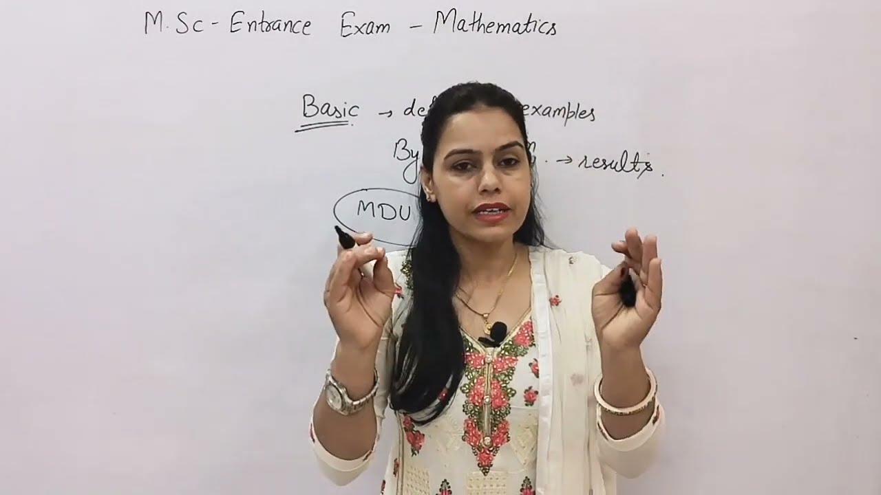 Mathematics M.Sc Entrance Exam | How to Prepare maths m.sc entrance exam ❓