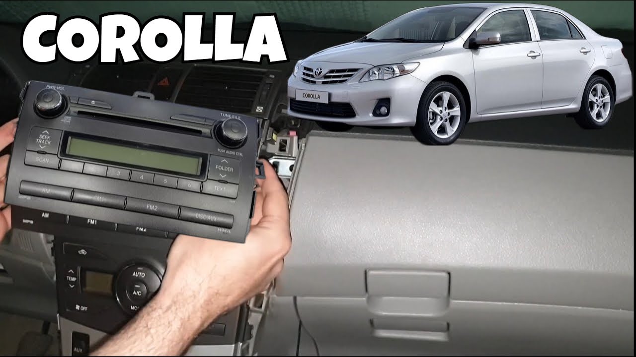 Как снять штатную стереосистему с Toyota Corolla (2008-2013)Простое пошаговое руководство