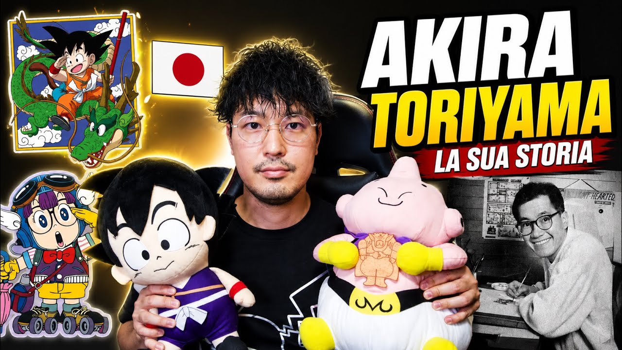 LA STORIA DI TORIYAMA AKIRA 【 MANGAKA GIAPPONESE 】DRAGON BALL , DR. SLUMP ARALE