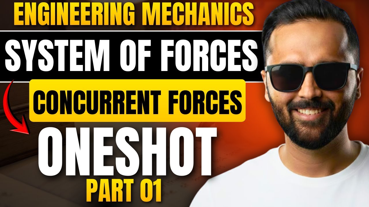 🔴LIVE | System of Forces | Engineering Mechanics | First Year Engineering | Pradeep Giri Sir
