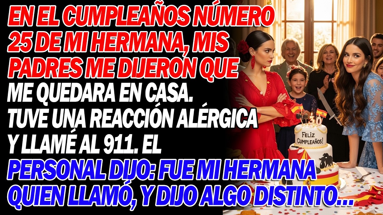 🎂 El gran cumpleaños 25 de mi gemela… a mí solo me dijeron: “Quédate en casa” 😱💔