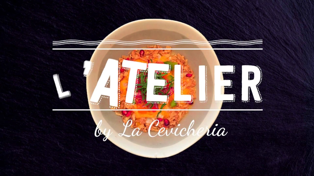 Tiradito de BAR : Fraise Yuzu Betterave LA CEVICHERIA