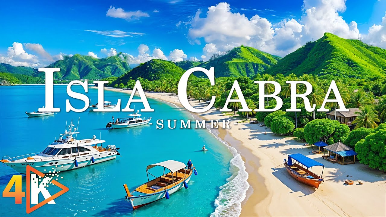 Isla Cabra 4K &ndash; Tranquil Caribbean Escape with Crystal Waters | Relaxing Nature Video