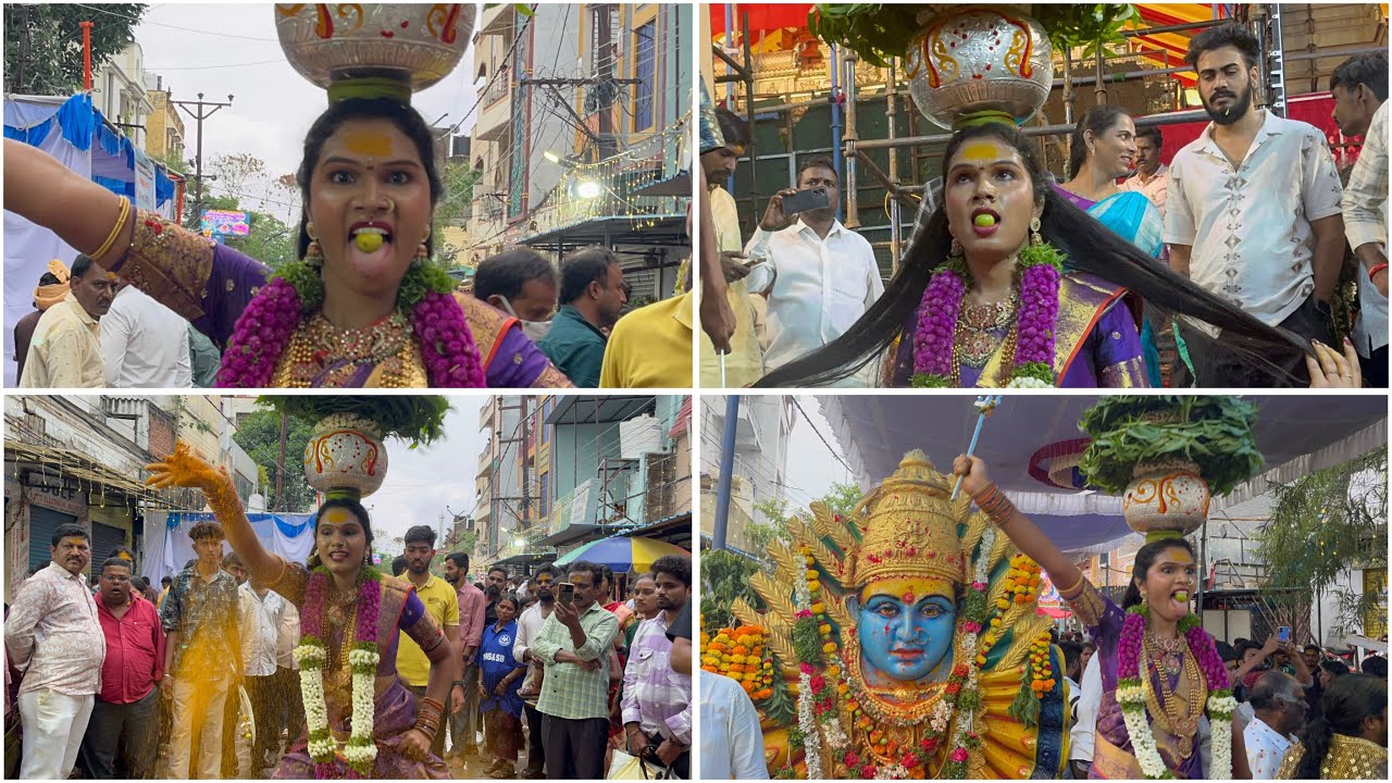 Jogini Mythili bonam at Balkampet Yellamma temple 2026 | #2026 #balkampetyellammatemple #joginidance