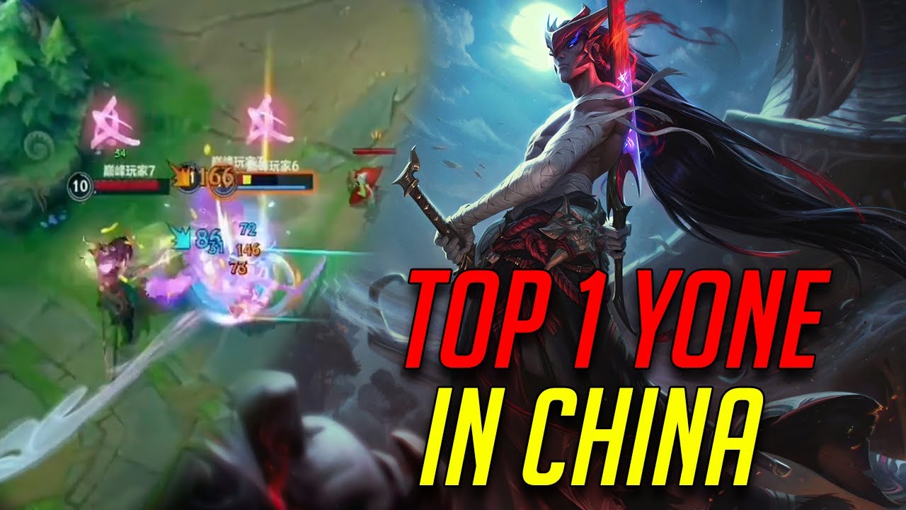 WILD RIFT TOP 1 YONE CHINA LEGENDARY QUEUE