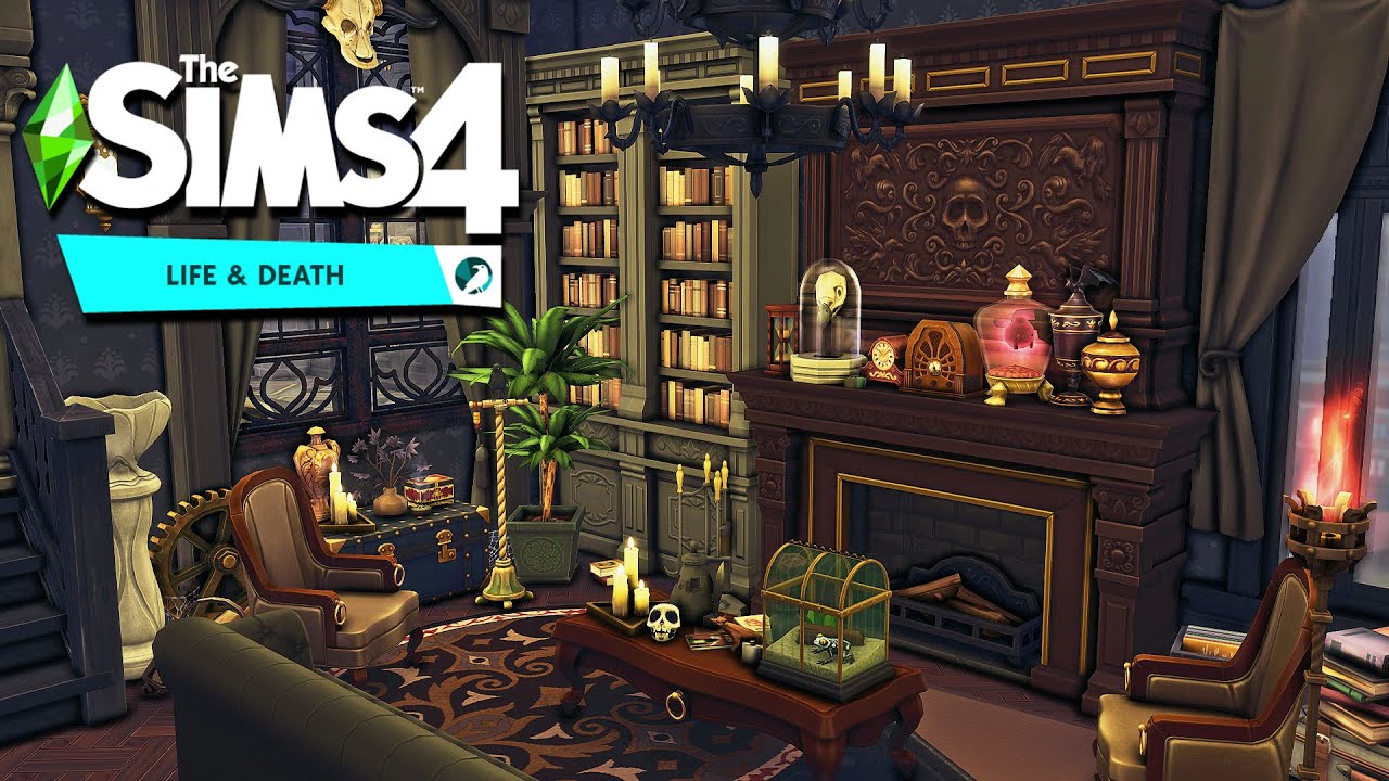 Grim Reaper's Apartment | The Sims 4 Life and Death Speed Build