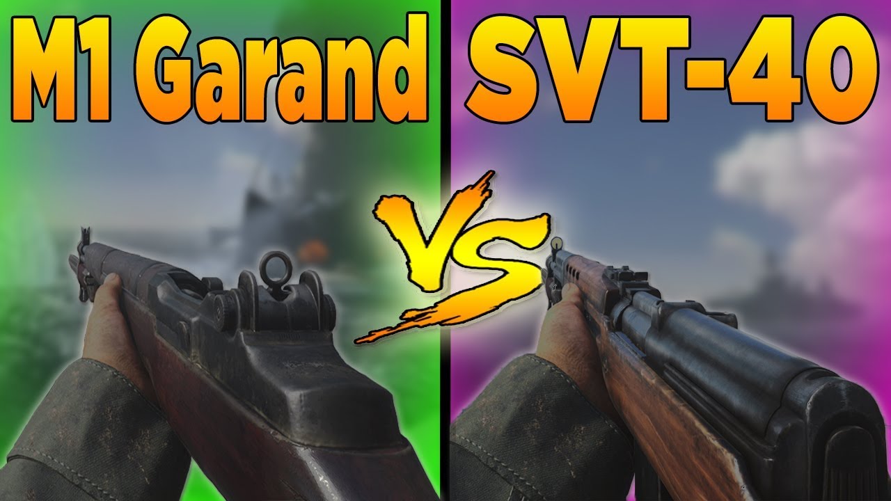 M1 Garand VS SVT-40 (Call of Duty WW2 Weapons Versus)