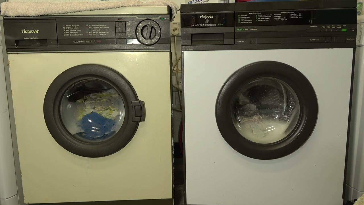 Wash race - Hotpoint 9534 vs Hotpoint Microprofile 9560 / Colourd synthetics 50'c