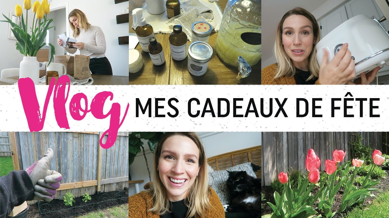 Ce que j'ai reçu pour mes 29 ans + DIY zéro déchet produits ménagers !