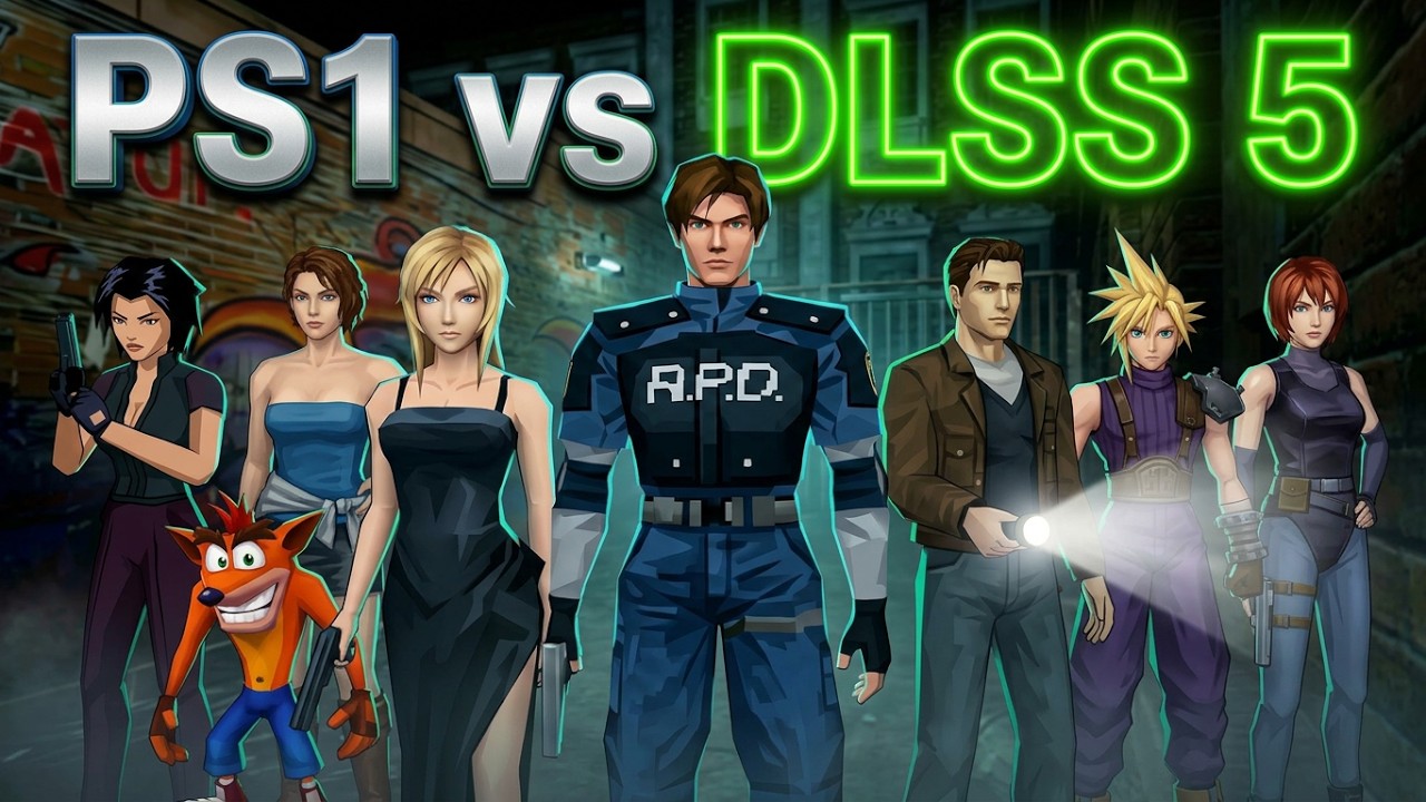 PS1 GAMES - DLSS 5, 50 Games Tested