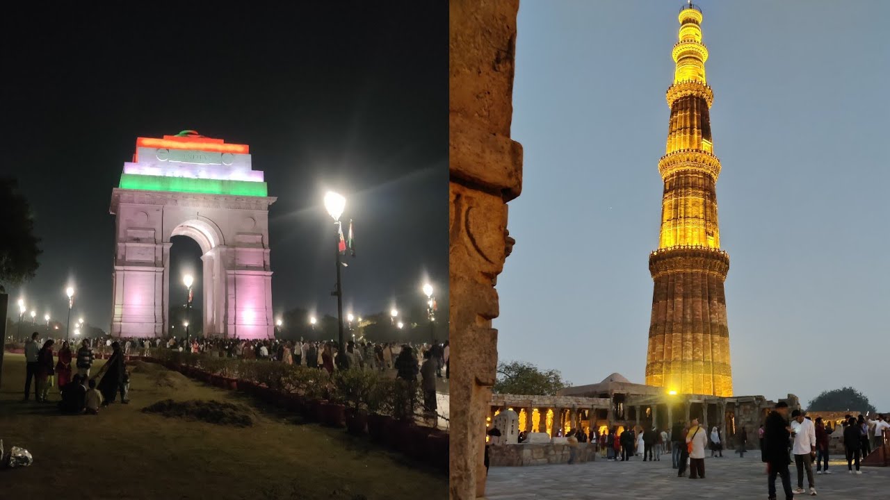India Gate to Qutub Minar | A Perfect Delhi Travel Vlog 🇮🇳