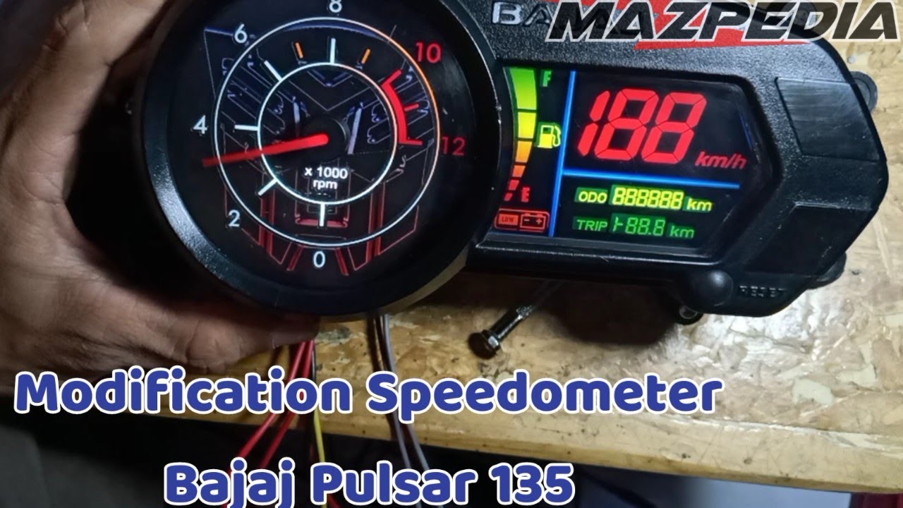 Modification Speedometer Bajaj Pulsar 135
