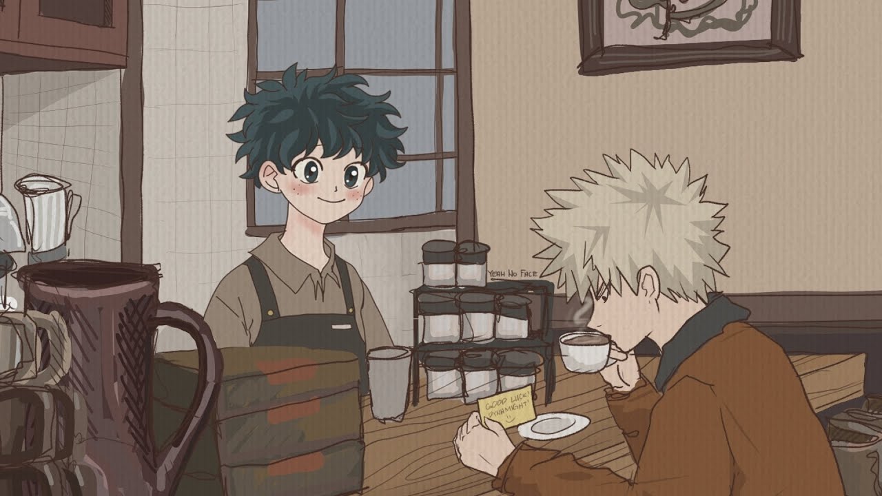 Pro Hero Bakugou x Barista Deku | #bakudeku  ONE-SHOT | Quirkless Deku | MHA Texting Story