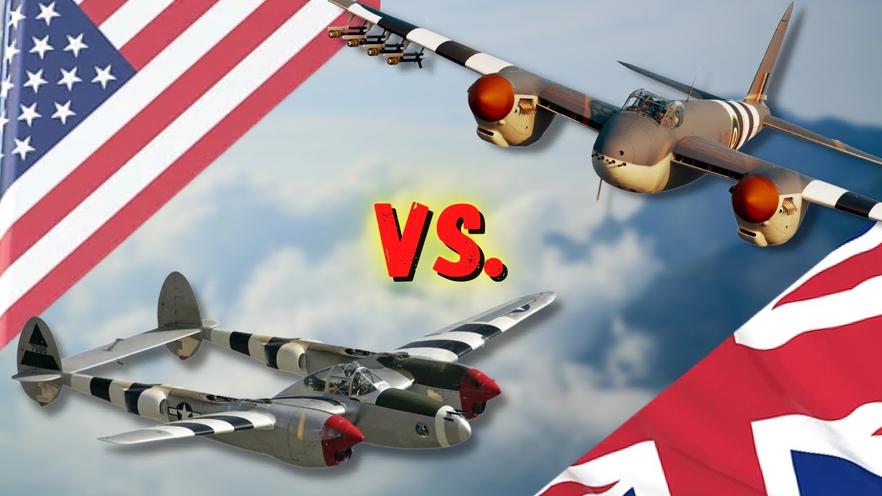 P 38 Lightning VS De Havilland Mosquito - Which Would You Want To Fight WW2  In?