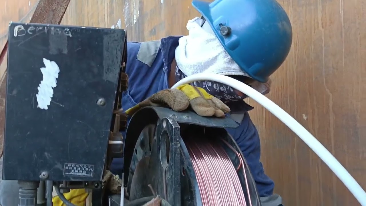 Lt7 tractor welding process, annular bottom to shell plate