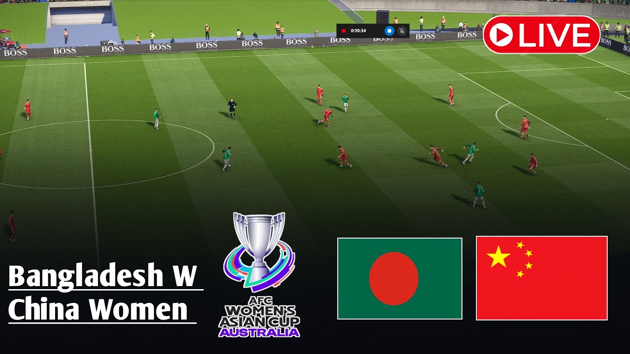 LIVE: Bangladesh vs China Women  | AFC Women's Asian Cup 2026 | Watch efootball Gameplay