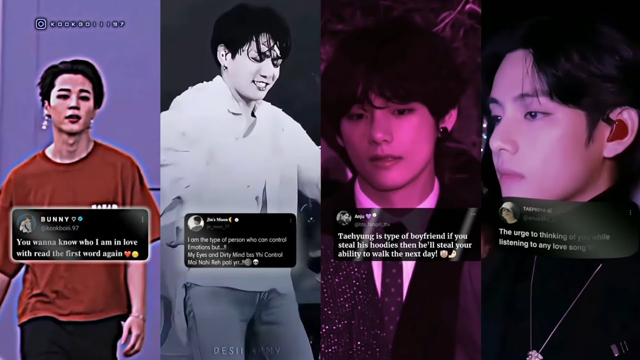 BTS FAKE TWEET REELS COMPILATION🌚Hot and Cute Edits❣️#btsmix #btshindimix || @taevi_77  || Part-14🦋